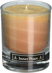 Aloha Bay Feng Shui Elements Palm Wax Candle Earth/Inner Peace, 2.5 Oz, Red