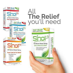 Sinol-M All-Natural Cold/Flu Defense Nasal Rinse with Immunity Booster & Cold Relief, 15 ml