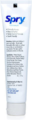 Spry Xylitol Toothpaste 5oz, Fluoride Free Toothpaste Adult and Kids, Teeth Whitening Toothpaste with Xylitol, Natural Breath Freshening, Mouth Moisturizing Ingredients, Spearmint (Pack of 1)