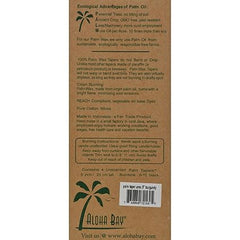 Aloha Bay Palm Tapers Burgundy, 4 Count