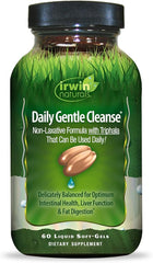 Irwin Naturals Daily Gentle Cleanse - Non-Laxative Formula with Triphala - 60 Liquid Softgels