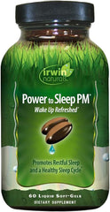 Irwin Naturals Power to Sleep PM Soft-Gels, 60-Count Bottle