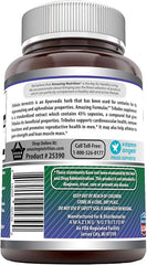Amazing Formulas Tribulus Extract 1000 MG Tablets Supplement | Non-GMO | Gluten Free | Made in USA (90)