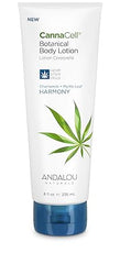 Andalou Naturals CannaCell Body Lotion, Harmony, 8 Ounce