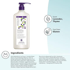 Andalou Naturals Mind & Body Refreshing Shower Gel, Lavender Thyme, 32 Ounce