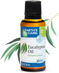 Earth's Care Eucalyptus Oil - 100% Natural Eucalyptus Essential Oil - for Aromatherapy - Steam Distilled - 1 Fl OZ