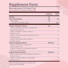 Four Sigmatic Organic Pre Workout Powder with Superfood Adaptogens & Antioxidants | Natural Pre Workout with Beetroot Powder, Cordyceps, Garcinia Cambogia & Goji Berry | Natural Pre-Workout (4.94 oz.)