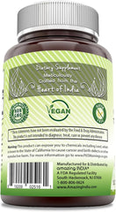 Amazing India Ashwagandha 500 mg Veggie Capsules Supplement | Made with Natural Ashwagandha | Non-GMO | Gluten Free (120 Count)