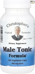 Christopher's Original Formulas Male Tonic Formula, 460 mg, 100 Vegetarian Caps (230 mg Per Cap)