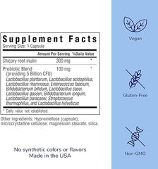 her own Probiotics for Women, 5 Billion CFUs with Prebiotics, Supports Healthy Digestion, 11 Strains, Gluten and Soy Free, Vegan, Non-GMO, 30 Capsules, 30 Servings