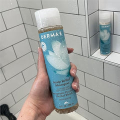 Derma E Scalp Relief Shampoo with Psorzema Herbal Blend � All Natural Scalp Treatment & Dandruff Shampoo � Soothes Itchy Scalp and Promotes Scalp Health, 10 Fl oz