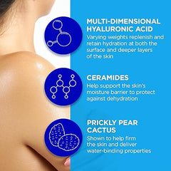Andalou Naturals Body Lotion, Deep Hydration Lotion for Dry Skin, Ultra-Nourishing Skin Care with Hyaluronic Acid & Ceramides, Body Cream for Softer, More Supple & Glowing Skin, 8 fl oz