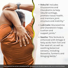 Irwin Naturals 3-in-1 Joint Formula - Powerful Joint Support Supplement with Glucosamine, Chondroitin, Turmeric & Boswellia - 90 Liquid Softgels