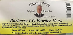 Christopher's Original Formulas, Barberry Lg Powder, 16 Oz