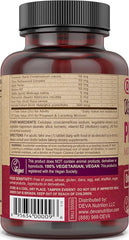 DEVA Vegan Prenatal Multivitamin and Mineral Supplement - Once-Per-Day Formula - Vitamins A, C, D, E, K, B Complex, with Folate & Chelated Iron - 90 Coated Tablets, 1-Pack