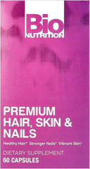 Bio Nutrition Premium Hair, Skin & Nails, 60 Capsules