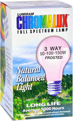 Chromalux Lumiram Full Spectrum 3 Way 50/100/150 Watts Frosted Light Bulb