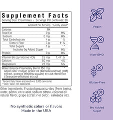 her own Debloat Gummy, Bloating and Gas Relief, Helps Reduce Water Retention, Supports Energy, with Apple Cider Vinegar and Dandelion, Gluten and Soy Free, Vegan, 60 Gummies, 60 Servings