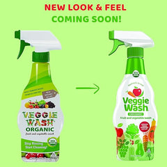 Veggie Wash Organic Fruit and Vegetable Wash, 16-oz