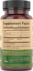 DEVA Vegan Nutrition Black Cumin Seed Oil, Cold-pressed, Unrefined, 90 Vegan Capsules, 1-Pack