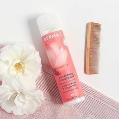 Derma E Nourishing Conditioner with Apricot & Argan Oil � Sulfate Free Frizz Control Conditioner � Color Care Hair Product for Strength and Shine, 10 oz