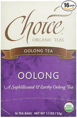 Choice Organic, Oolong Tea, 16 ct