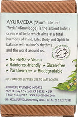 Auromere Ayurvedic Bar Soap, Tulsi Neem - Eco Friendly, Handmade, Vegan, Cruelty Free, Natural, Non GMO (2.75 oz), 1 pack