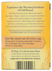 Yogi Tea, Cold Season, 16 Count