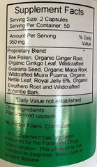 Christopher's Herbal Libido Formula - 475 mg - 100 Vegetarian Capsules