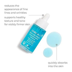 DERMA E Ultra Lift DMAE Concentrated Serum � All Natural Skin Firming Serum � Hydrating Serum with Copper Peptides and Resveratrol � Concentrated Facial Skin Care Serum, 1oz