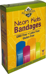 All Terrain Kids Neon Bandages, Latex-Free, Fun Neon Colors, 20 Sterile Bandages � Assorted Sizes