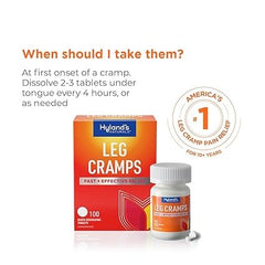 Hyland's Leg Cramps Tablets, Natural Relief of Calf, Leg and Foot Cramp, 50 Count