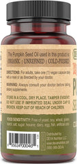DEVA Nutrition Vegan Pumpkin Seed Oil 500 mg, Cold-Pressed & Unrefined - 90 Capsules, 1-Pack