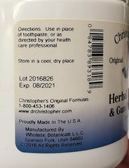Christopher's Original Formulas Herbal Tooth and Gum Powder
