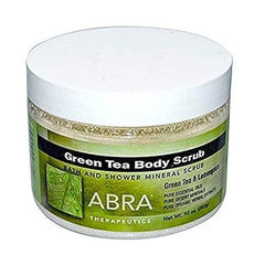 Abra Therapeutics Green Tea Body Scrub, Green Tea & Lemongrass, 12 oz (340 g)