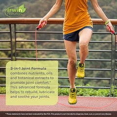 Irwin Naturals 3-in-1 Joint Formula - Powerful Joint Support Supplement with Glucosamine, Chondroitin, Turmeric & Boswellia - 90 Liquid Softgels