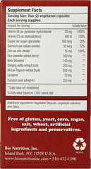 Bio Nutrition Prostate Wellness Vegi-Caps, 60 Count
