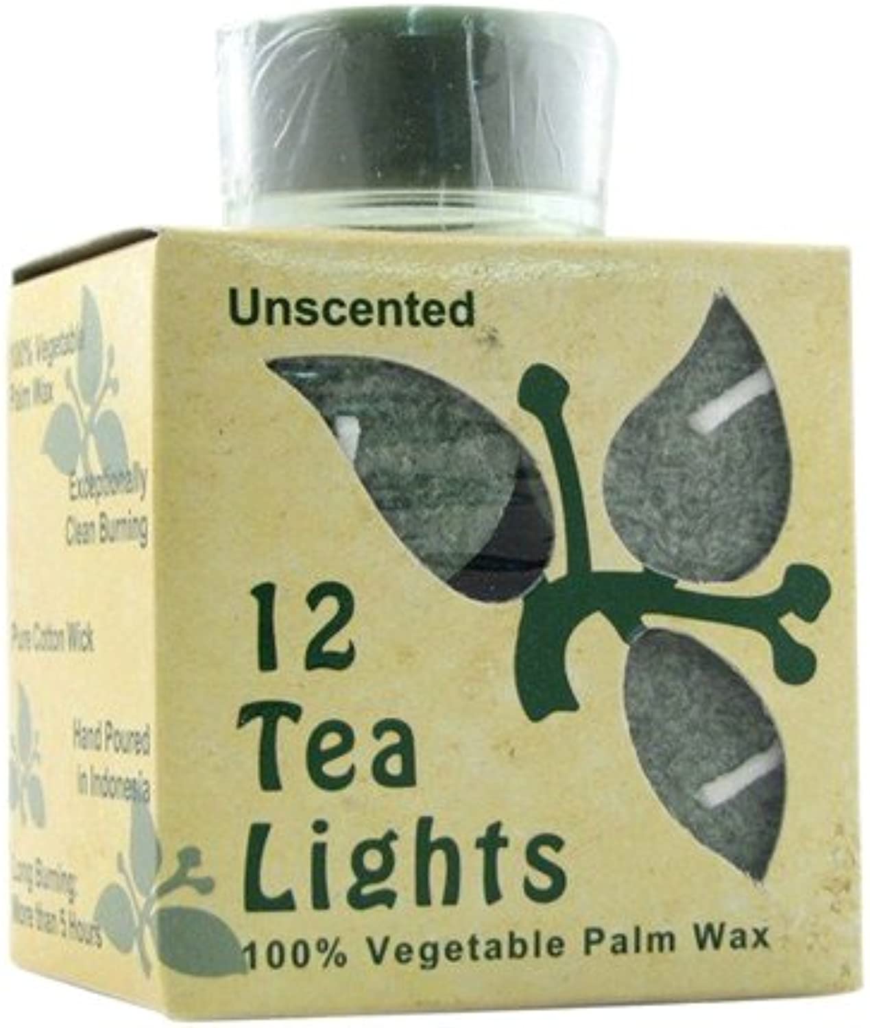 760860020364-ALOHA BAY-Tealight Unscented Eco-O Green