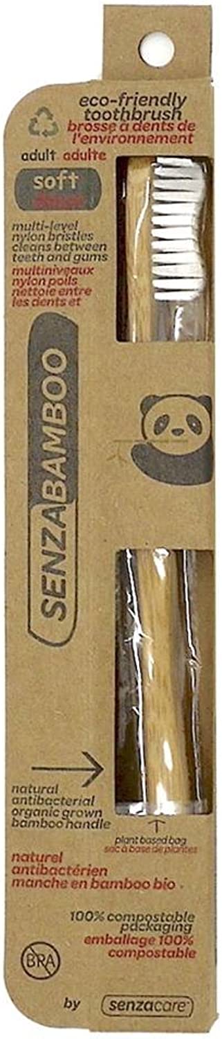 860203001309-SENZACARE-Bamboo Toothbrush Soft Adult