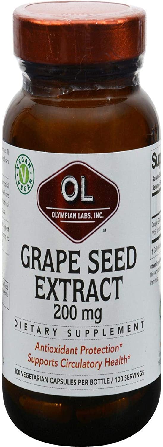 710013000934-OLYMPIAN LABS-Grape Seed Extract 200 mg