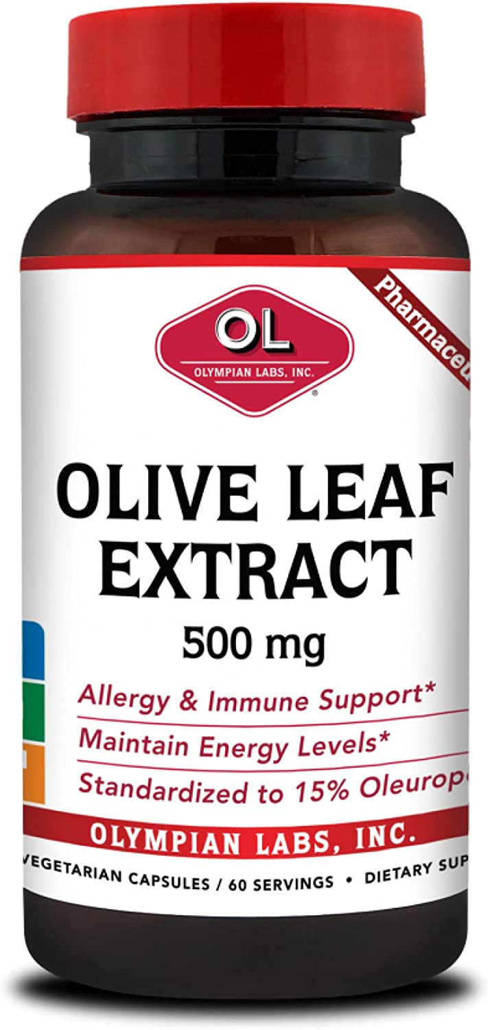 710013001016-OLYMPIAN LABS-Olive Leaf Extract 500 mg