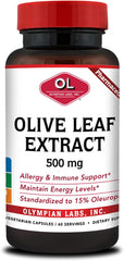710013001016-OLYMPIAN LABS-Olive Leaf Extract 500 mg