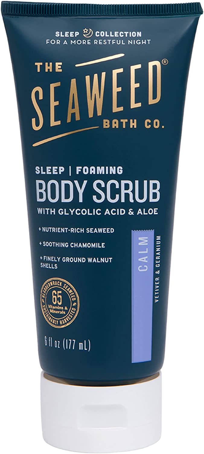 857854007545-SEAWEED BATH CO.-Calm Body Scrub- Vetiver Geranium