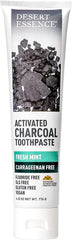 718334334448-DESERT ESSENCE-Activated Charcoal Carrageenan Free Toothpaste