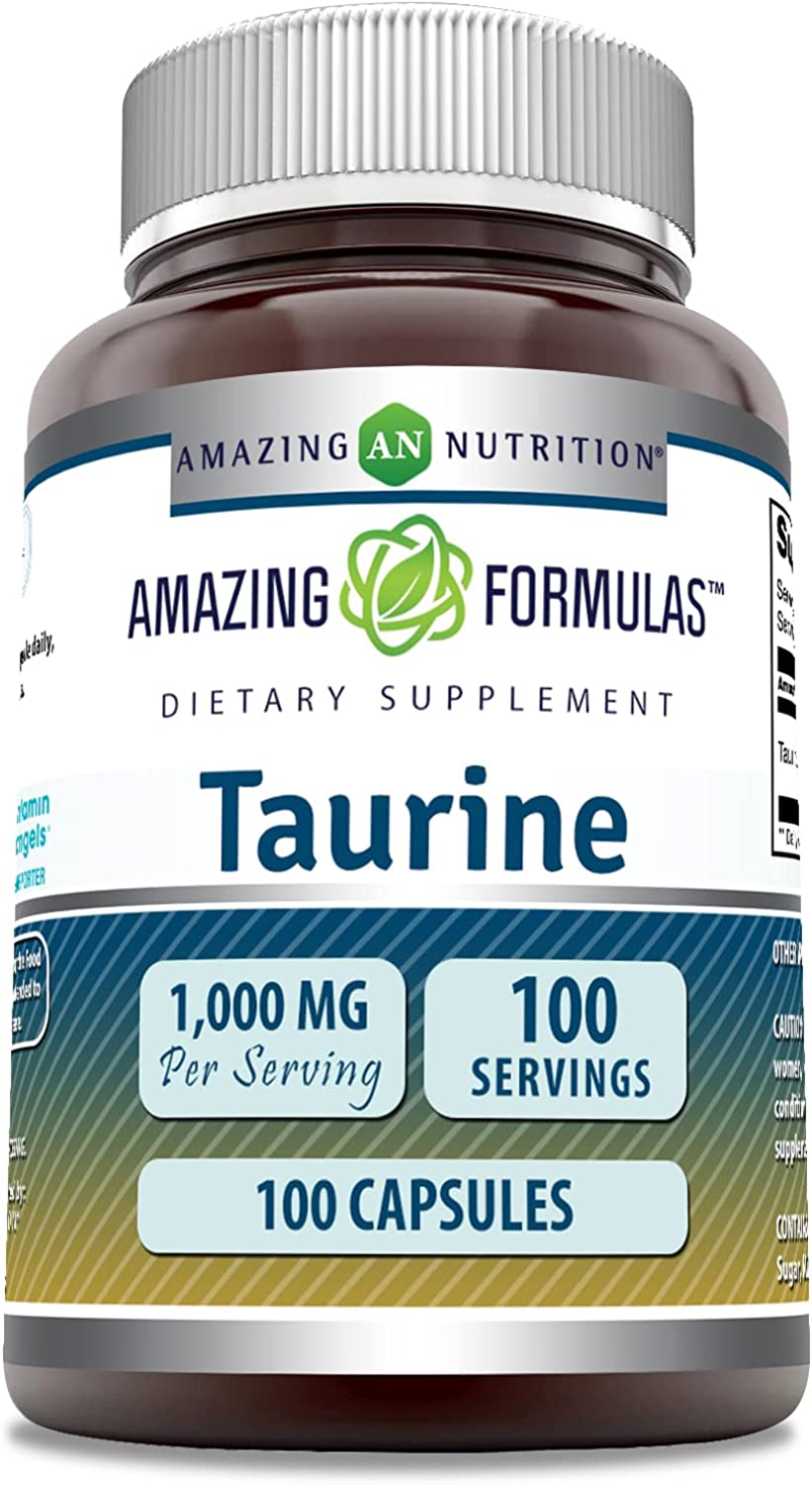 810180020886-AMAZING NUTRITION-Amazing Formulas Taurine 1000 mg