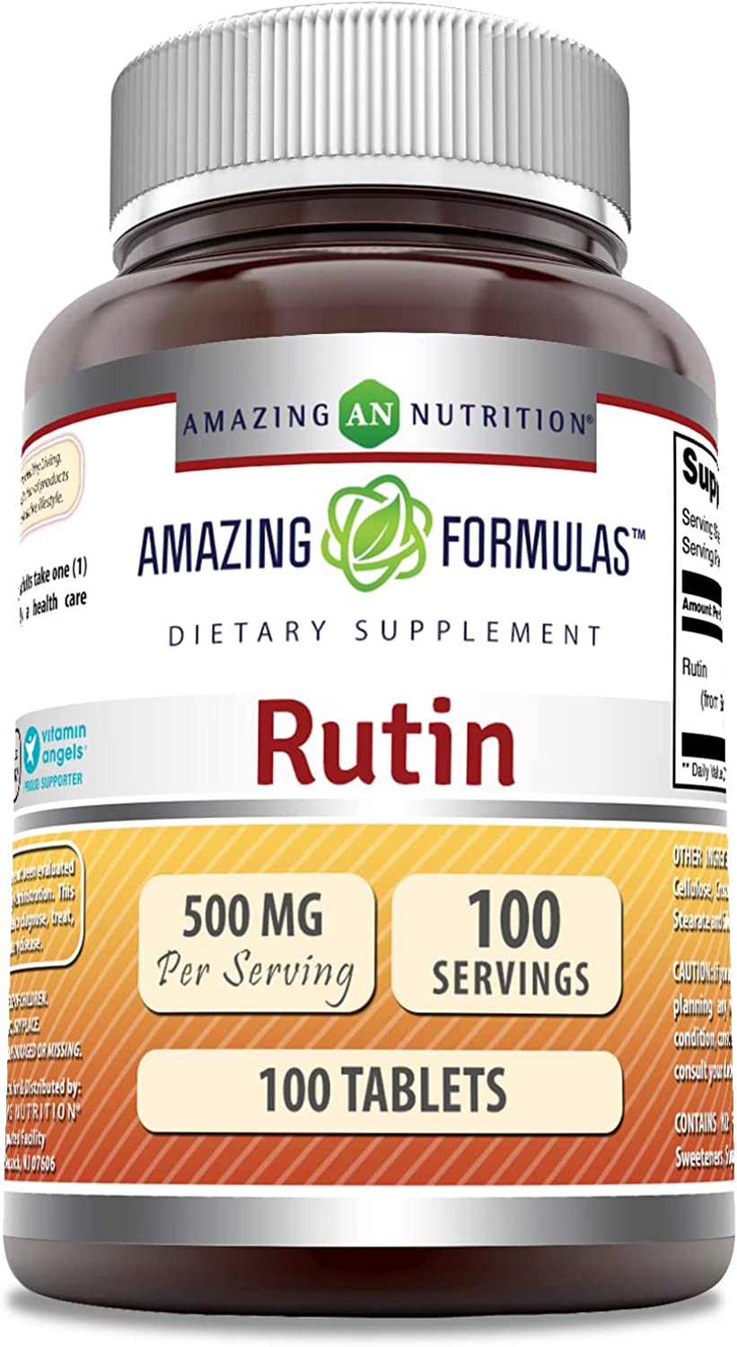 810180029902-AMAZING NUTRITION-Amazing Formulas Rutin 500 mg