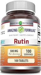 810180029902-AMAZING NUTRITION-Amazing Formulas Rutin 500 mg