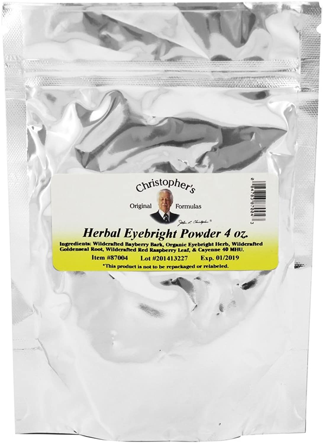 084783870043-CHRISTOPHER'S ORIGINAL FORMULAS-Herbal Eyebright Powder