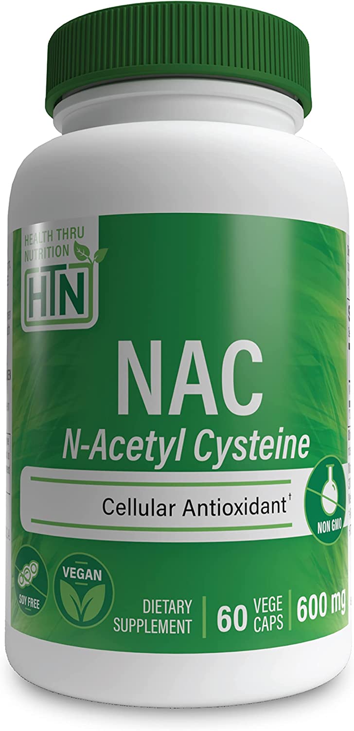 819193020395-HEALTH THRU NUTRITION-N-Acetyl Cysteine NAC 600 mg NON-GMO