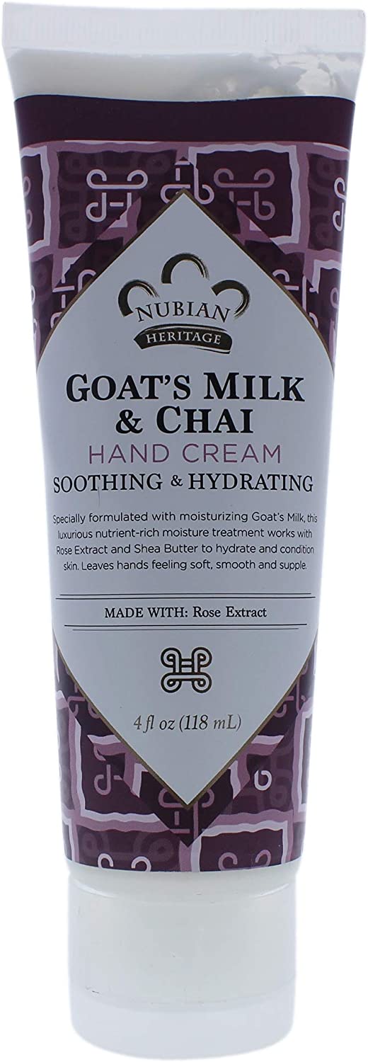 764302123118-NUBIAN HERITAGE-Hand Cream Goat's Milk & Chai